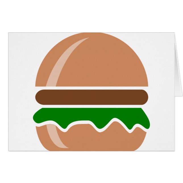 Hamburger Fastfood ein Sandwich (Vorderseite (Horizontal))