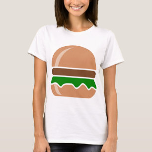Hamburger Fastfood ein Sandwich T-Shirt