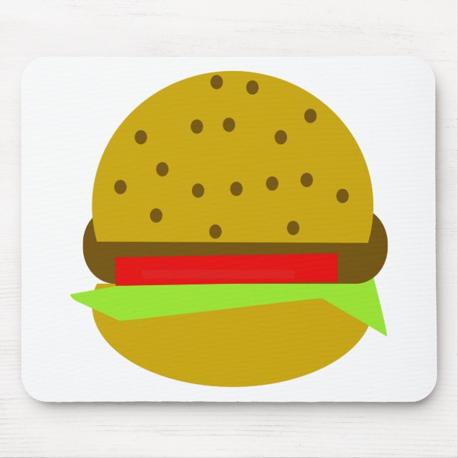 Hamburger Food Food Mousepad (Vorne)