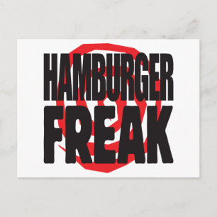 Hamburger Freak Postkarte
