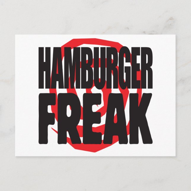 Hamburger Freak Postkarte (Vorderseite)