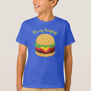 Hamburger Geburtstagsparty Burger Burgday T - Shir T-Shirt