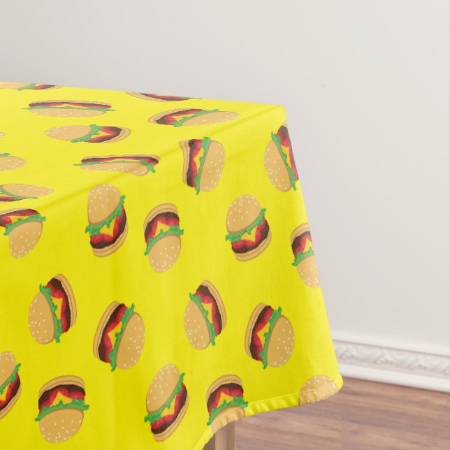 Hamburger Geburtstagsparty Burger Tableclout Tischdecke (Beispiel)