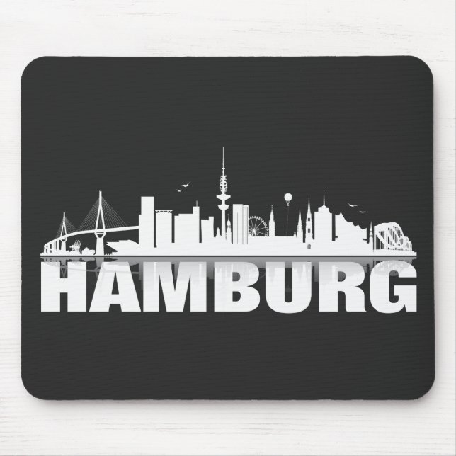 Hamburger Geschenkidee Mousepad (Vorne)