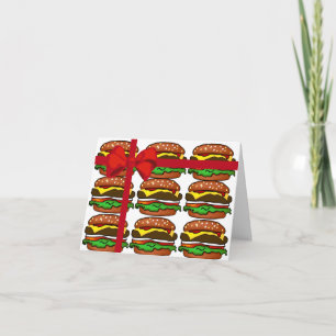 Hamburger Gift Grußkarte Karte