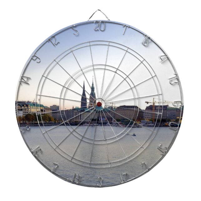 Hamburger Hafen Hamburger Deutschland Dartscheibe (vorne)