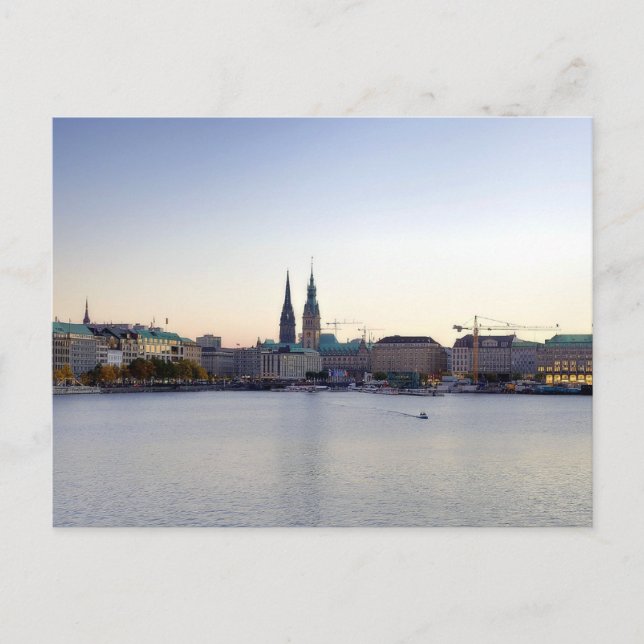 Hamburger Hafen Hamburger Deutschland Postkarte (Vorderseite)