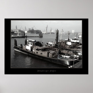 Hamburger Hafen Poster