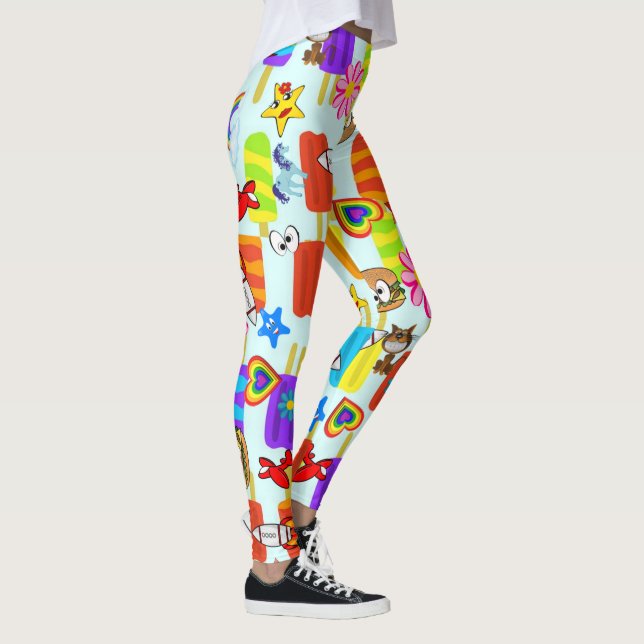 Hamburger hören Eiscreme-Leggings Leggings (Rechts)