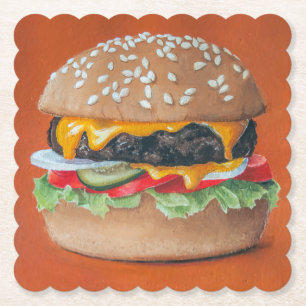 Hamburger Illustrationspapier-Untersetzer Untersetzer