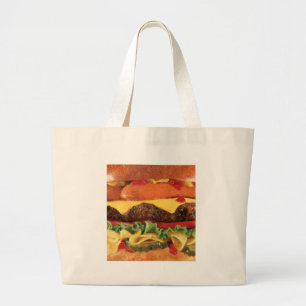 Hamburger Jumbo Stoffbeutel