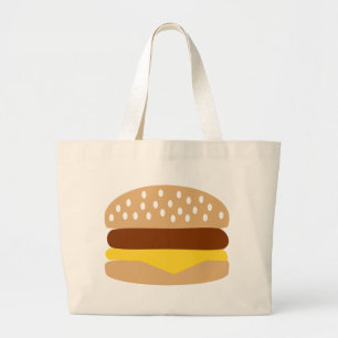 Hamburger Jumbo Stoffbeutel