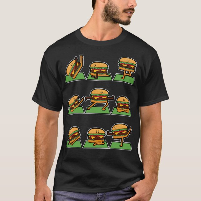 Hamburger Koch Cook Restaurant Yoga T-Shirt (Vorderseite)