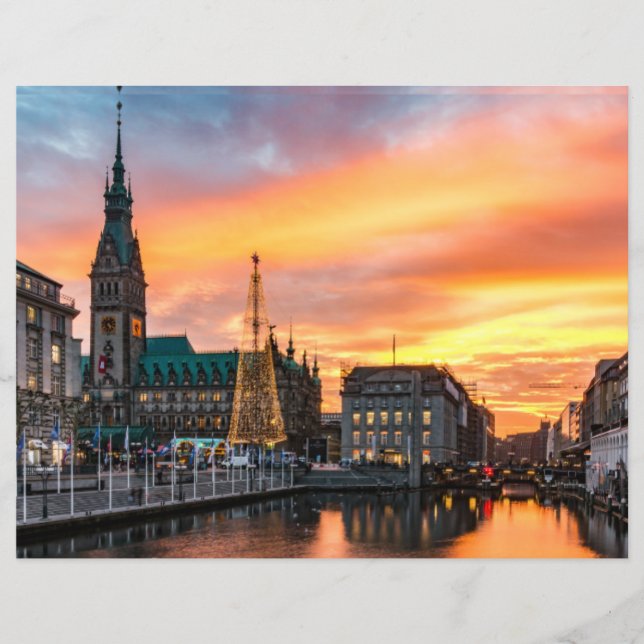 Hamburger Landschaftlich Waterfront-Scrapbook (Vorderseite)