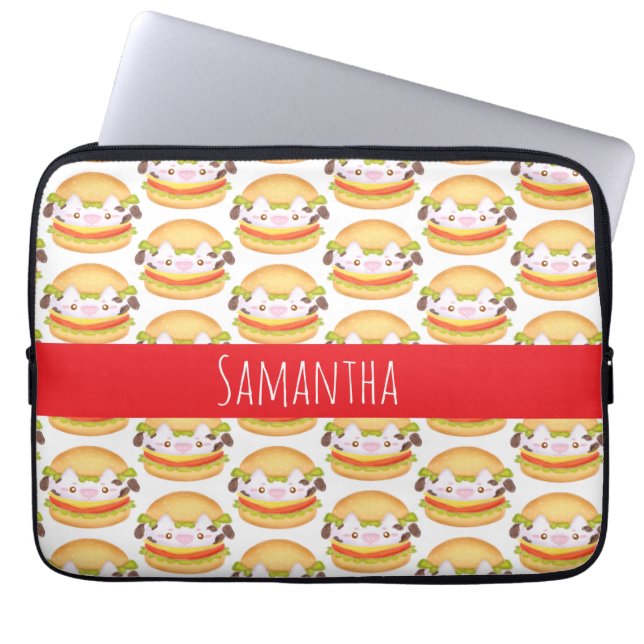 Hamburger Laptopschutzhülle (Vorderseite)