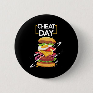 Hamburger Lover Geschenk Fast Food Gym Workout Che Button