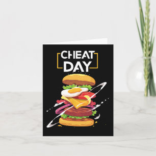 Hamburger Lover Geschenk Fast Food Gym Workout Che Karte