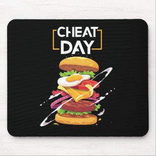 Hamburger Lover Geschenk Fast Food Gym Workout Che Mousepad