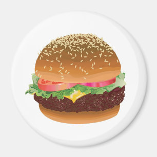 Hamburger-Magnet Magnet