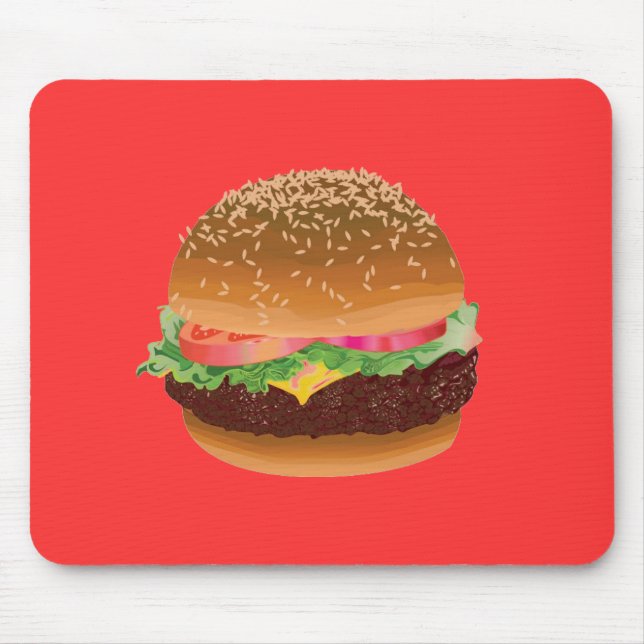 Hamburger mousepad (Vorne)