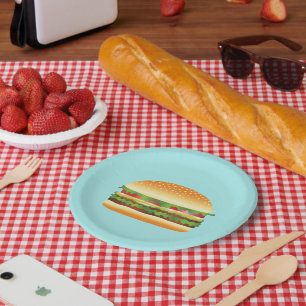 Hamburger Pappteller