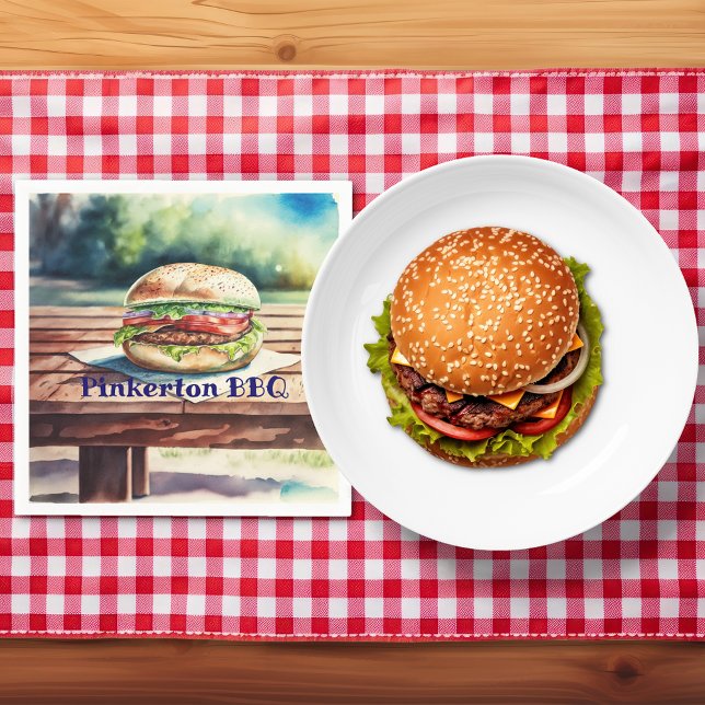 Hamburger Personalisiert Serviette (Von Creator hochgeladen)