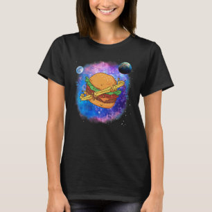 Hamburger Planet Galaxy Burger T-Shirt