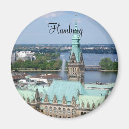 Hamburger Rathaus Magnet