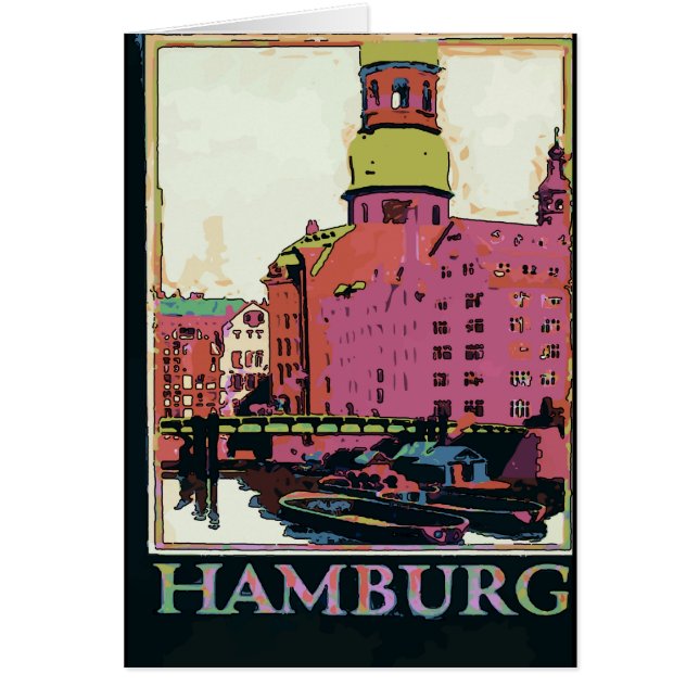 Hamburger Reiseplakat (Vorne)