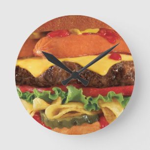 Hamburger Runde Wanduhr