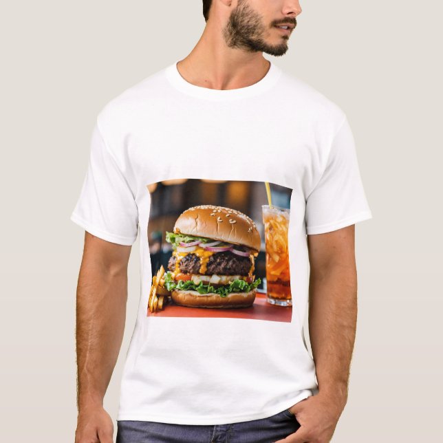 Hamburger-Shirt T-Shirt (Vorderseite)