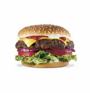 Hamburger-Skulptur Freistehende Fotoskulptur
