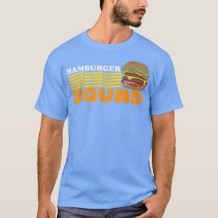 Hamburger Squad Burger Cheesburger für Fast Food L T-Shirt