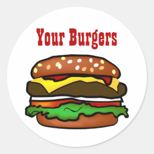 Hamburger Sticker