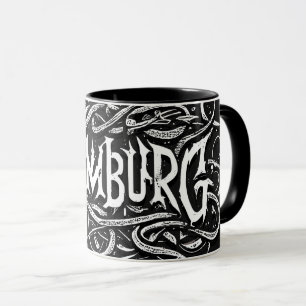 Hamburger Tasse für Heavy Metal Music