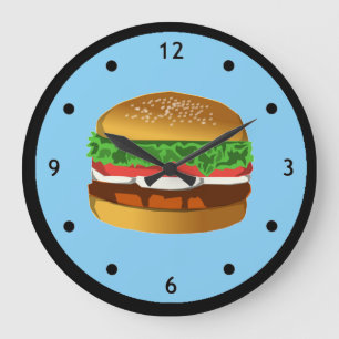 Hamburger-Uhr Große Wanduhr