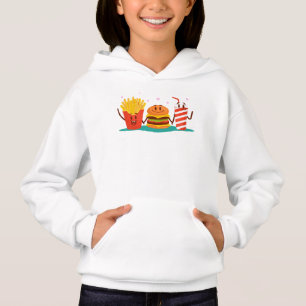Hamburger und Friends Bester Freund Hoodie