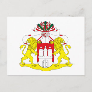 Hamburger Wappen Postkarte