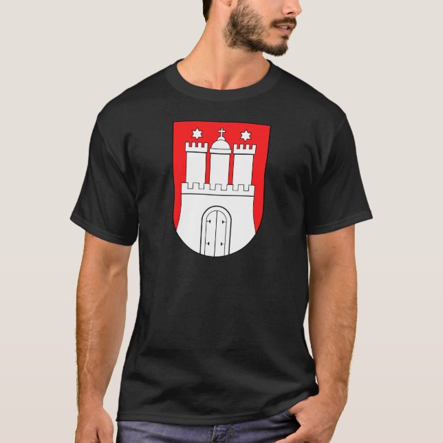 Hamburger Wappen T-Shirt (Vorderseite)