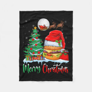Hamburger Weihnachtsmannmütze Weihnachten - Frohe Fleecedecke