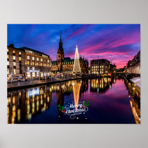 Hamburger Weihnachtsmarkt Poster