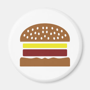 Hamburgerikone Magnet