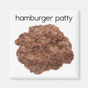Hamburgerpatty-Kühlschrank-Magnet Magnet