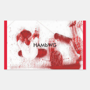 HAMbWG - Aufkleber - stillstehende