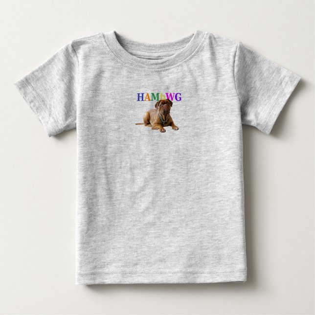 HAMbWG Baby Boy Logo w Mugsy Baby T-shirt (Vorderseite)