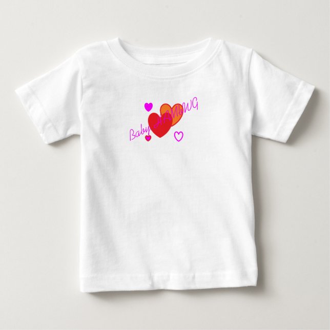 HAMbWG Baby Girl Tutu Bodysuit - pink oder weiß T-shirt (Vorderseite)