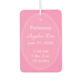 HAMbWG-Babyankündigung Air Freshener Autolufterfrischer