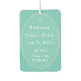 HAMbWG-Babyankündigung Air Freshener Autolufterfrischer