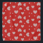 HAMbWG - Bandana - Herzen - Grau mit beliebiger Fa Halstuch<br><div class="desc">HAMbyWhiteGlove - Hearts Bandana - Graue mit jeder Farbe!</div>