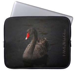 HAMbWG - Black Swan Neopren-Laptop-Hülle Laptopschutzhülle